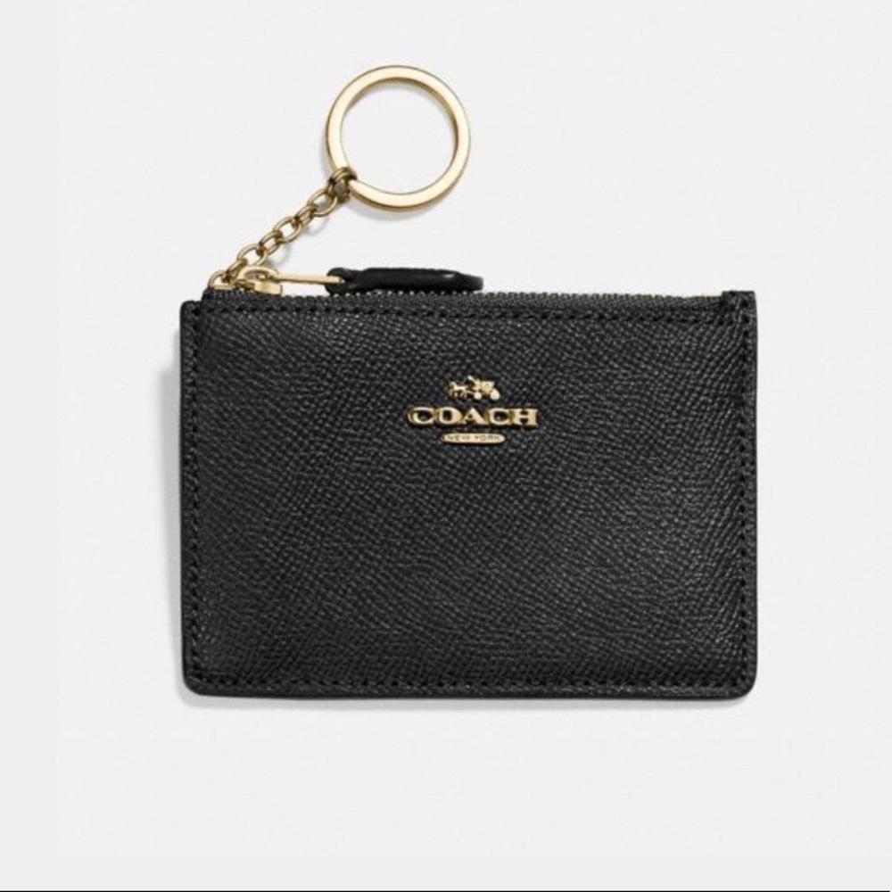 Coach Mini Skinny ID Case - Black